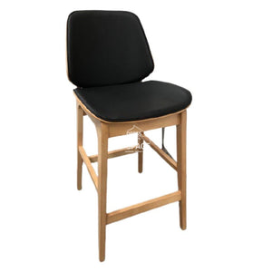 Portia Counter Stool - Natural/Black PU - Indoor Counter Stool - DYS Indoor