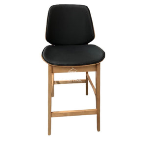 Portia Counter Stool - Natural/Black PU - Indoor Counter Stool - DYS Indoor