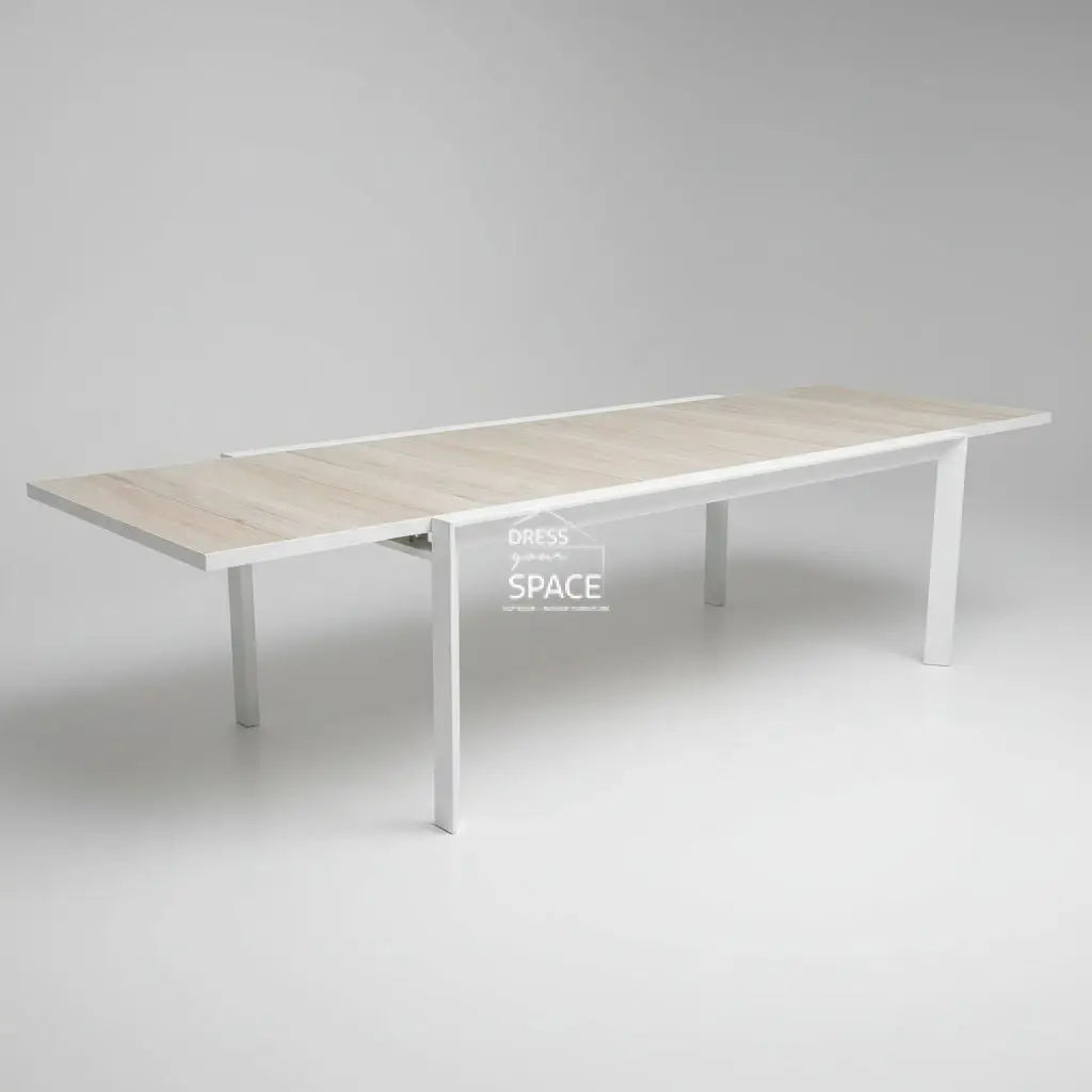 Puerto Rico Extension Table - White - Outdoor Table - DYS Outdoor