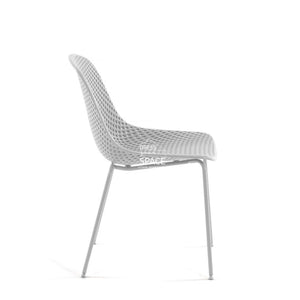 Quinby Chair - White - Indoor Dining Chair - La Forma