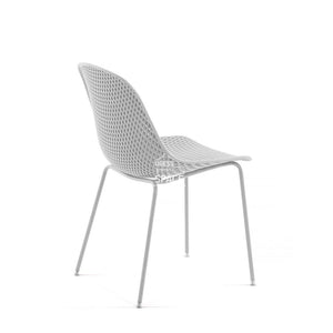 Quinby Chair - White - Indoor Dining Chair - La Forma