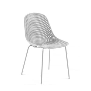 Quinby Chair - White - Indoor Dining Chair - La Forma