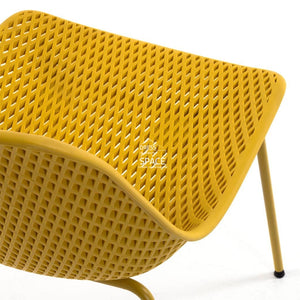 Quinby Chair - Yellow - Indoor Dining Chair - La Forma