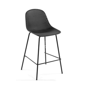 Quinby Stool - Graphite - Indoor Counter Stool - La Forma