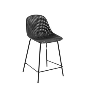 Quinby Stool - Graphite - Indoor Counter Stool - La Forma