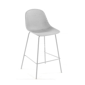 Quinby Stool - White - Indoor Counter Stool - La Forma