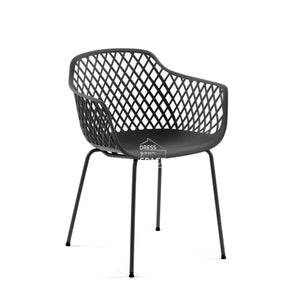 Quinn Chair - Grey - Indoor Dining Chair - La Forma