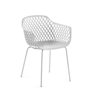 Quinn Chair - White - Indoor Dining Chair - La Forma