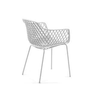 Quinn Chair - White - Indoor Dining Chair - La Forma