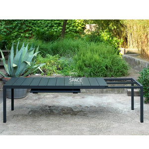 Rio Aluminium Extension Table - Anthracite - Outdoor Table - Nardi