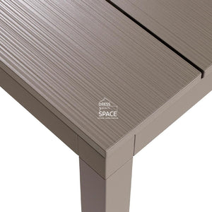 Rio Aluminium Extension Table - Taupe - Outdoor Table - Nardi