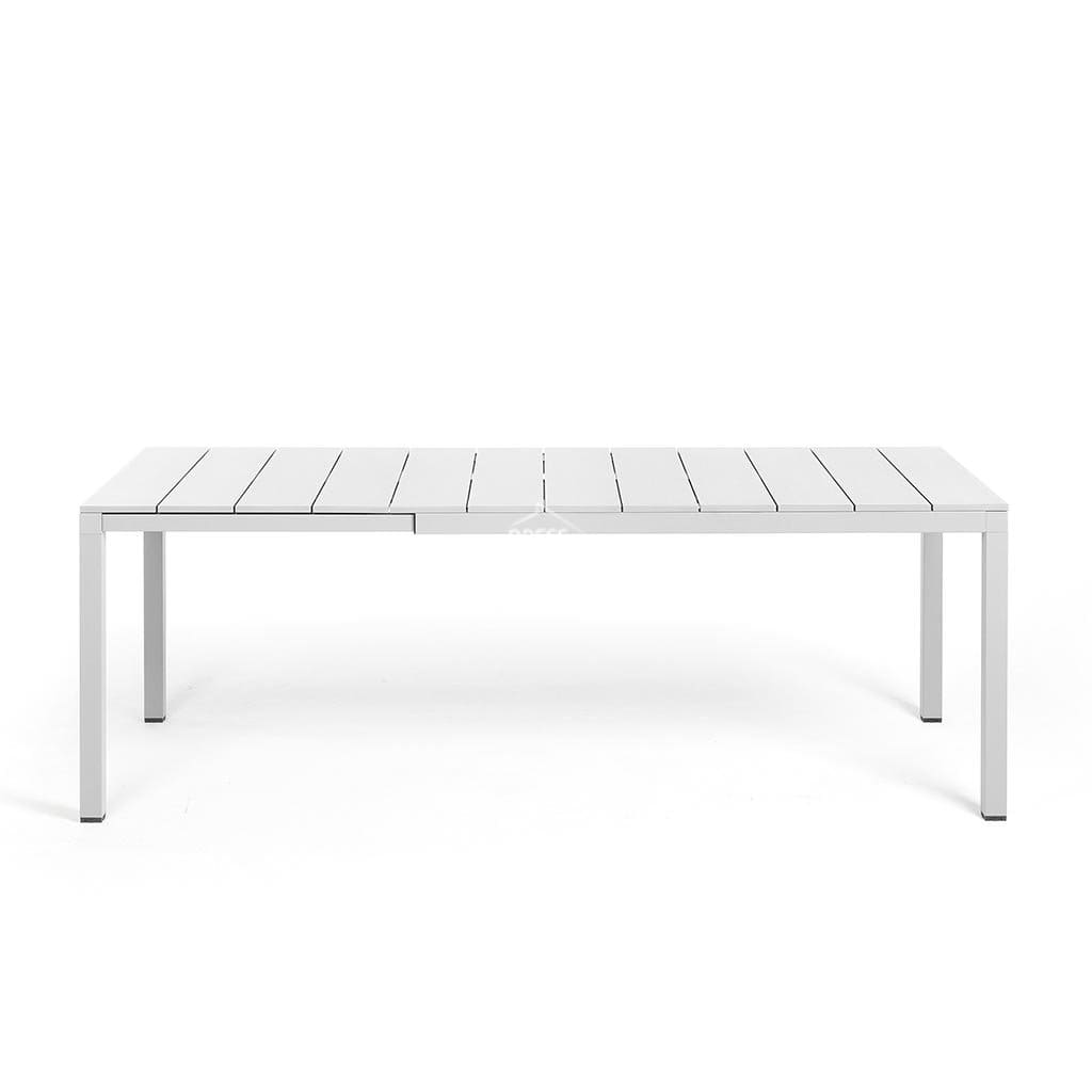 Rio Aluminium Extension Table - White - Outdoor Table - Nardi