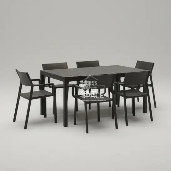 Rio Alu Top - Trill Dining Set (Anthracite) - Outdoor Dining Set - Nardi