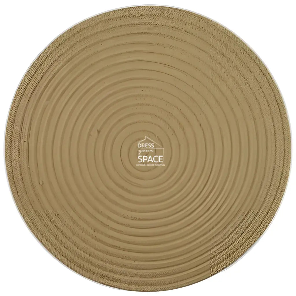 Round Woven Cotton Placemat - Natural - Placemat - DYS Indoor