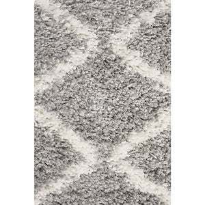 Saffron 22 Silver Runner Rug - Indoor Hallway Runner - Rug Culture