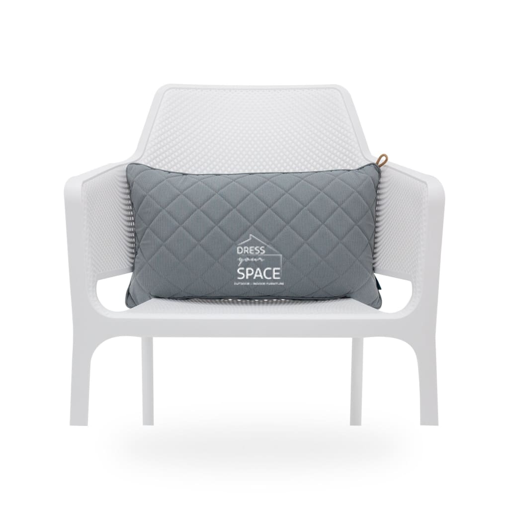 San Fran Rect. Quilted Cushion - Jade - Outdoor Cushion - Lifestyle Garden
