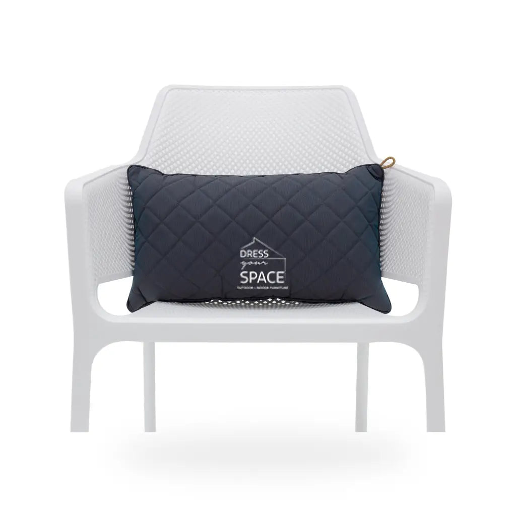 San Fran Rect. Quilted Cushion - Metallic - Outdoor Cushion - Lifestyle Garden