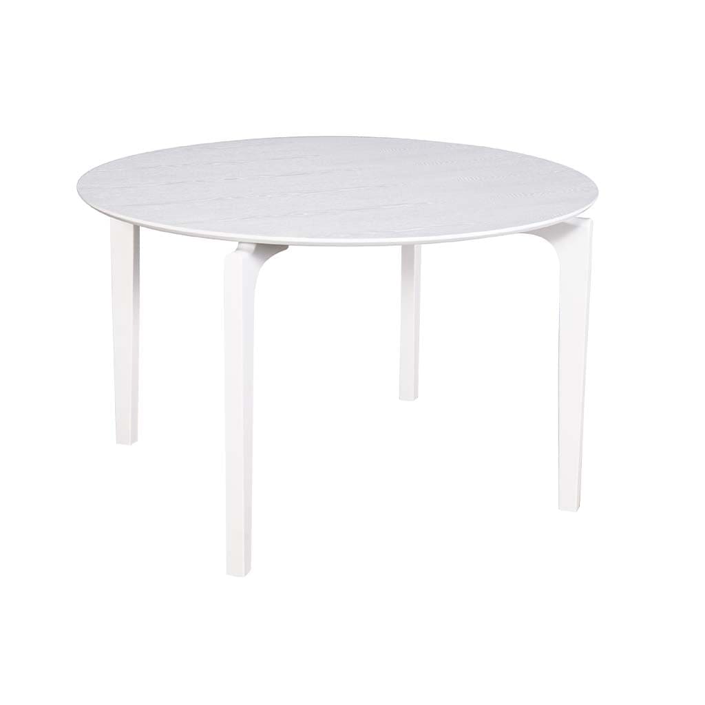 Scandi 120cm Round Dining Table - White - Indoor Table - DYS Indoor