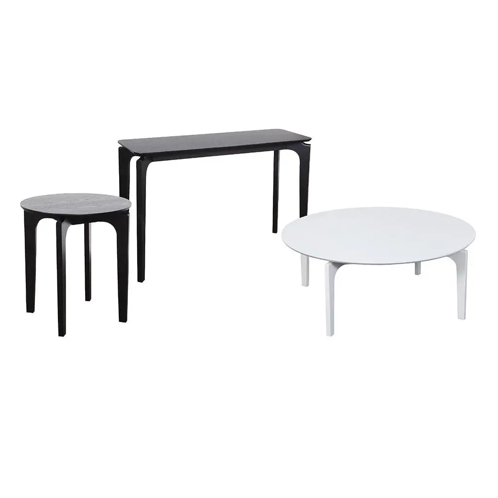 Scandi 50cm Round Lamp Table - Natural - Indoor Side Table - DYS Indoor