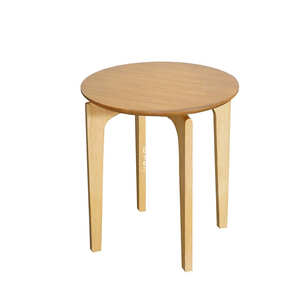 Scandi 50cm Round Lamp Table - Natural - Indoor Side Table - DYS Indoor