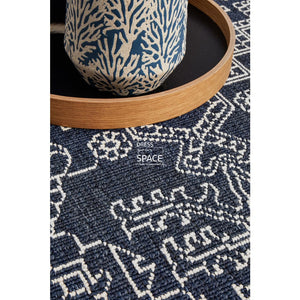 Seaside 5555 Navy Rug - Outdoor Rug - Rug Culture