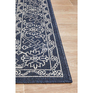 Seaside 5555 Navy Rug - Outdoor Rug - Rug Culture