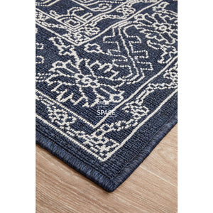 Seaside 5555 Navy Rug - Outdoor Rug - Rug Culture