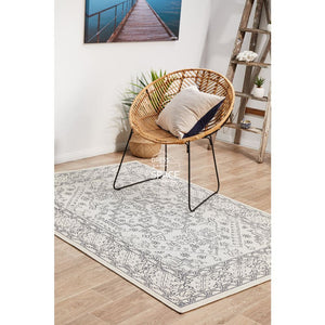 Seaside 5555 White Rug - Outdoor Rug - Rug Culture