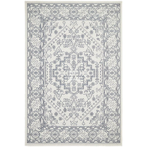 Seaside 5555 White Rug - Outdoor Rug - Rug Culture