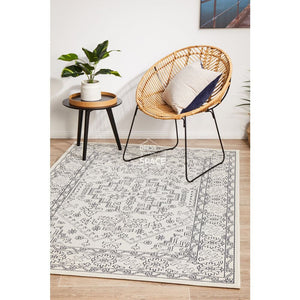 Seaside 5555 White Rug - Outdoor Rug - Rug Culture