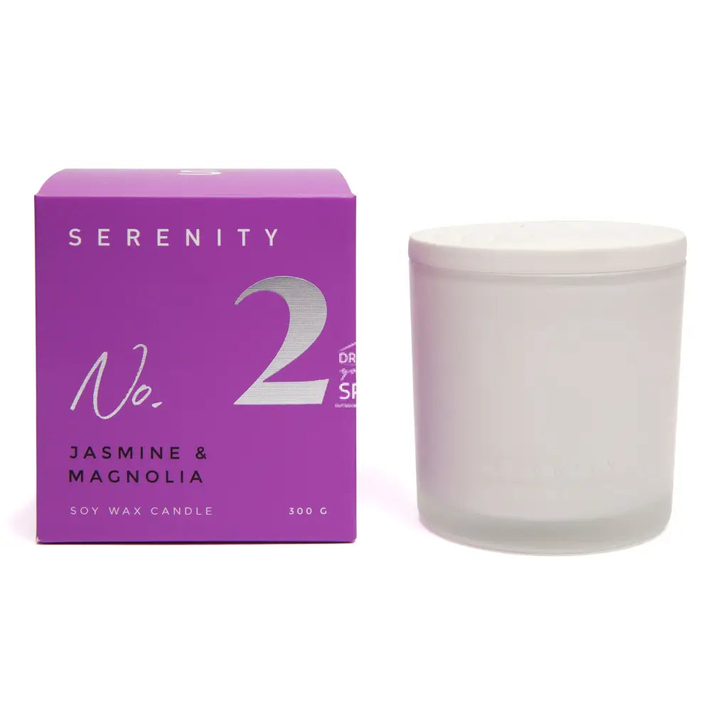 Serenity Numbered Core Candle - Jasmine & Magnolia - Candle - Serenity Candles