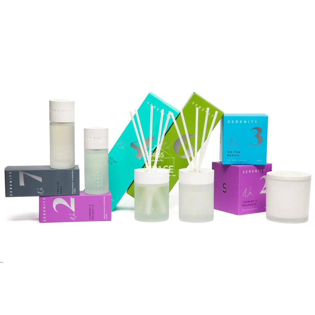 Serenity Numbered Core Candle - Jasmine & Magnolia - Candle - Serenity Candles