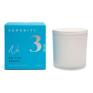 Serenity Numbered Core Candle - On the Beach - Candle - Serenity Candles