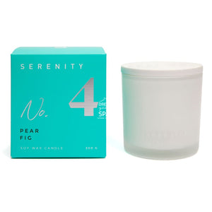 Serenity Numbered Core Candle - Pear Fig - Candle - Serenity Candles