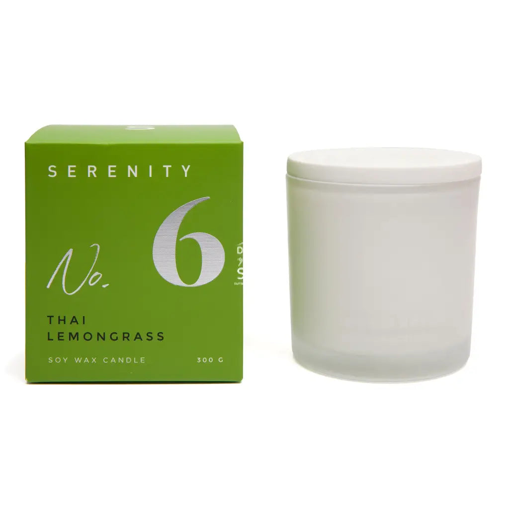 Serenity Numbered Core Candle - Thai Lemongrass - Candle - Serenity Candles