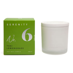 Serenity Numbered Core Candle - Thai Lemongrass - Candle - Serenity Candles