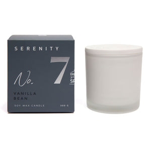 Serenity Numbered Core Candle - Vanilla Bean - Candle - Serenity Candles
