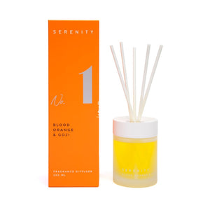 Serenity Numbered Core Diffuser - Blood Orange & Goji - Fragrance Diffuser - Serenity Candles