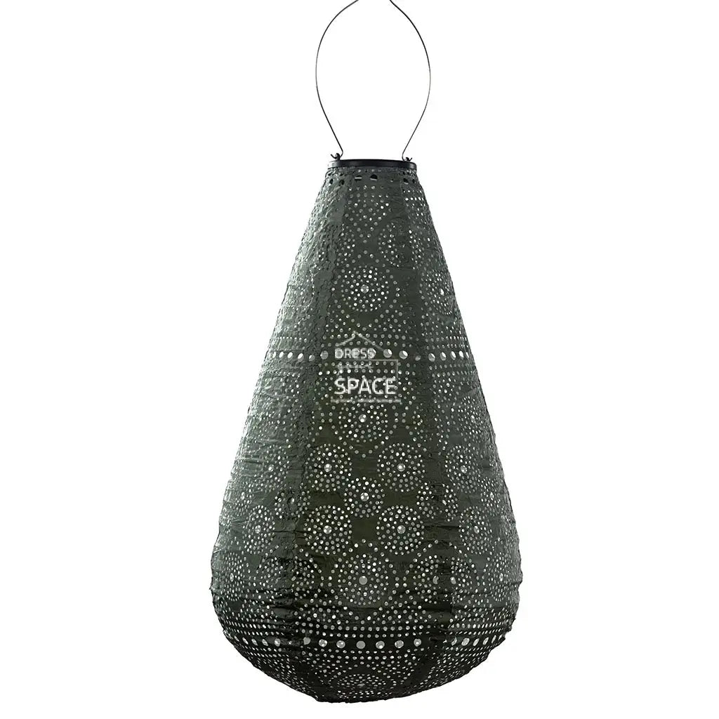 Spectare Drop 28 - Sage Green Solar Lantern Outdoor Lighting Lumiz