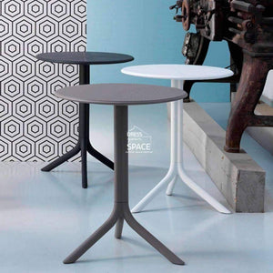 Step Adjustable Table - Taupe - Outdoor Cafe Table - Nardi