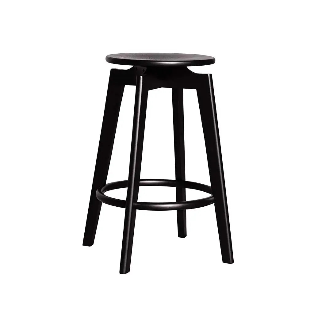 Tait Counter Stool - Black Frame / Black Ash Seat - Indoor Counter Stool - DYS Indoor