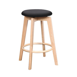 Tait Stool - Natural/Black PU - Indoor Counter Stool - DYS Indoor