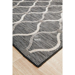 Terrace 5501 Black - Outdoor Rug - Rug Culture