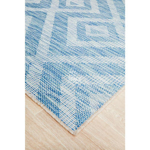 Terrace 5504 Blue - Outdoor Rug - Rug Culture