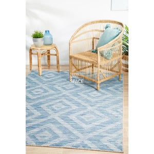 Terrace 5504 Blue - Outdoor Rug - Rug Culture