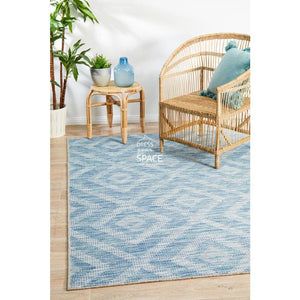 Terrace 5504 Blue - Outdoor Rug - Rug Culture