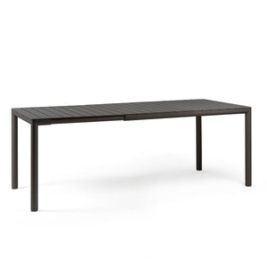 Tevere 147 Resin Top Extension Table - Anthracite (Jan Delivery) - Outdoor Table - Nardi