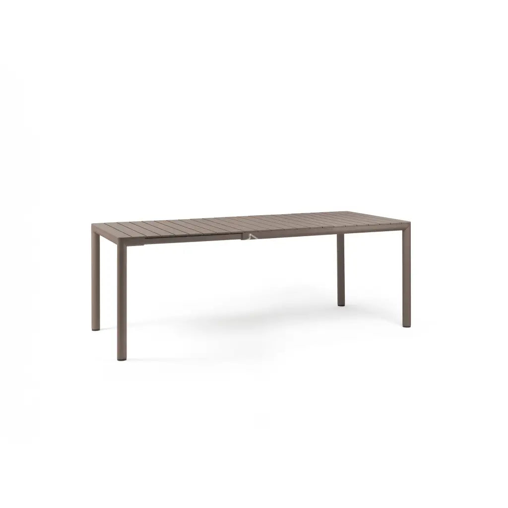 Tevere 147 Resin Top Extension Table - Tortora - Outdoor Table - Nardi