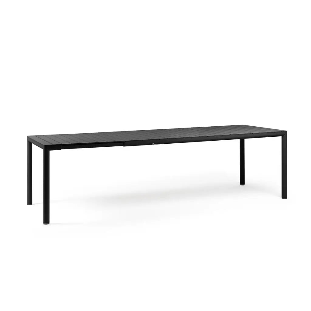 Tevere Resin Top Extension Table - Anthracite - Outdoor Table - Nardi