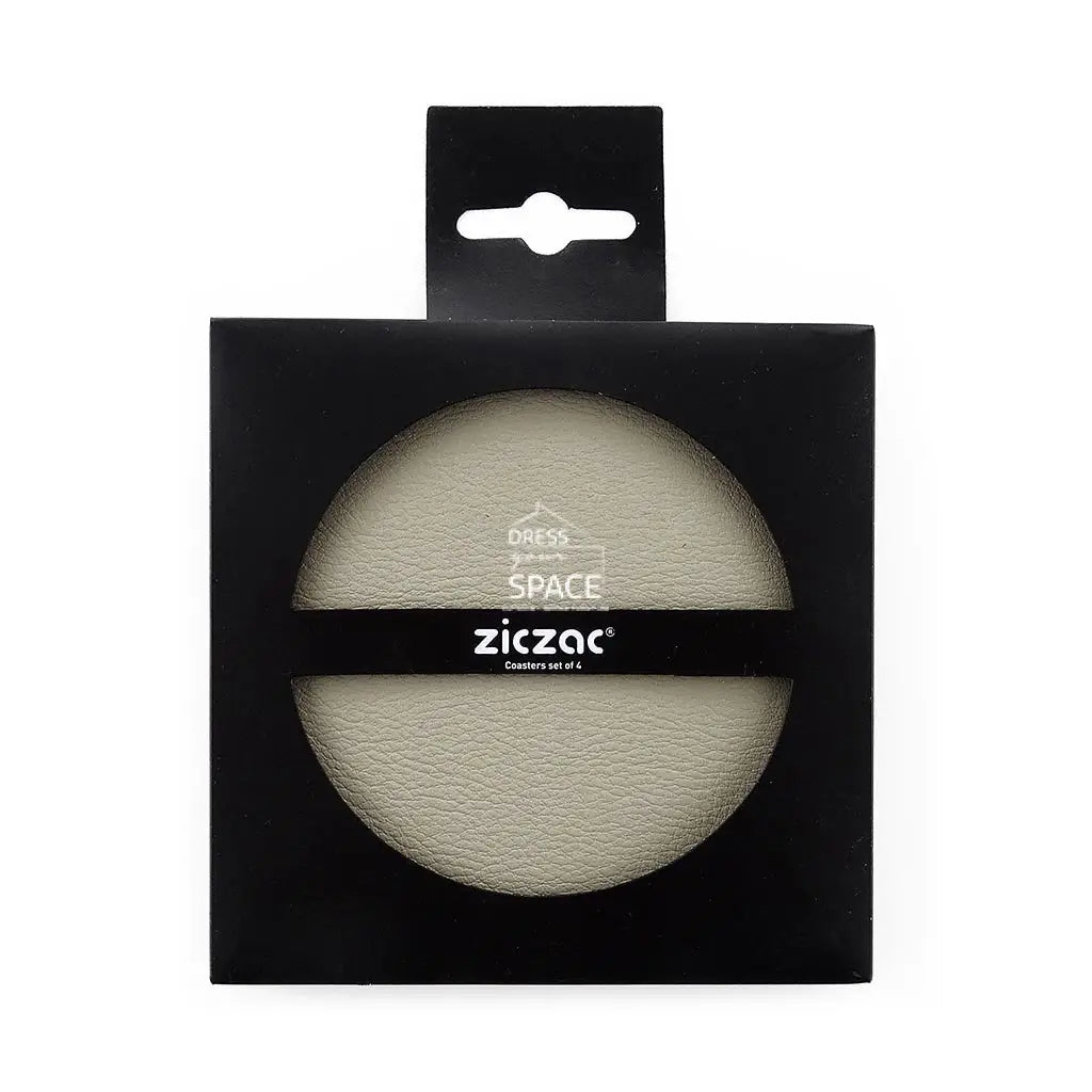 Togo Coasters - Taupe (Set of 4) - Coaster - DYS Indoor